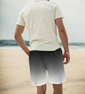 Men's Quick Dry Swim Trunks Mesh Lined Beach Shorts with Pockets
